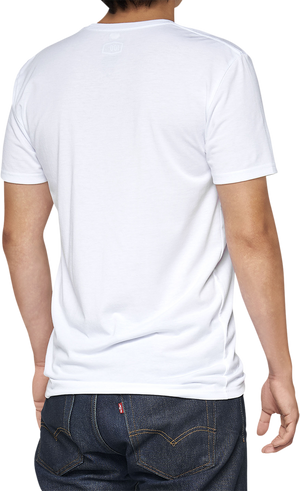 100% Tech Surman T-Shirt - White - Large 35031-000-12