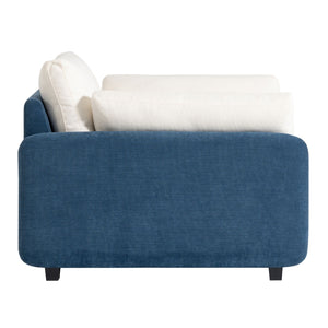 Oversized Single Sofa Chair Wide And Deep Seat, Modern Upholstered Comfy Blocking Couch Lounge With Pillows by Couch.com