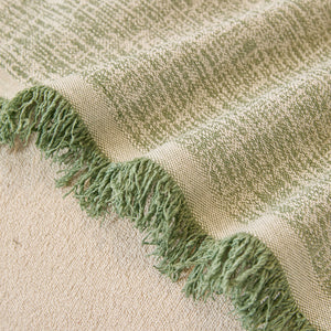 Natural Textured Linen Couch Cover, Breathable & Hypoallergenic Furniture Protector