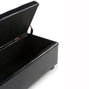 Hamilton - Upholstered Storage Ottoman by Couch.com