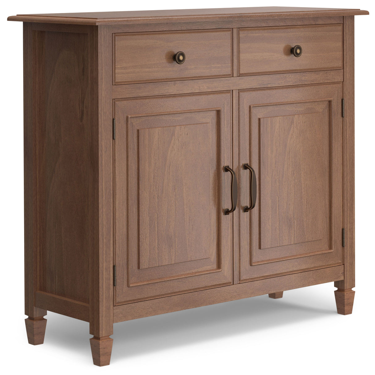Connaught - Entryway Storage Cabinet - Medium Saddle Brown by Couch.com