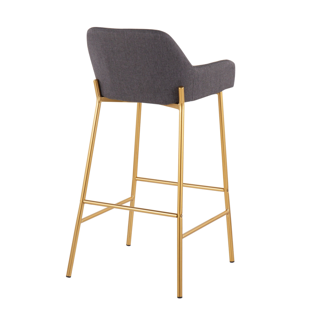 Daniella - Contemporary / Glam Fixed Height Bar Stool (Set of 2) by Couch.com