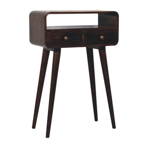 Solid Wood Curved Console Table by Couch.com