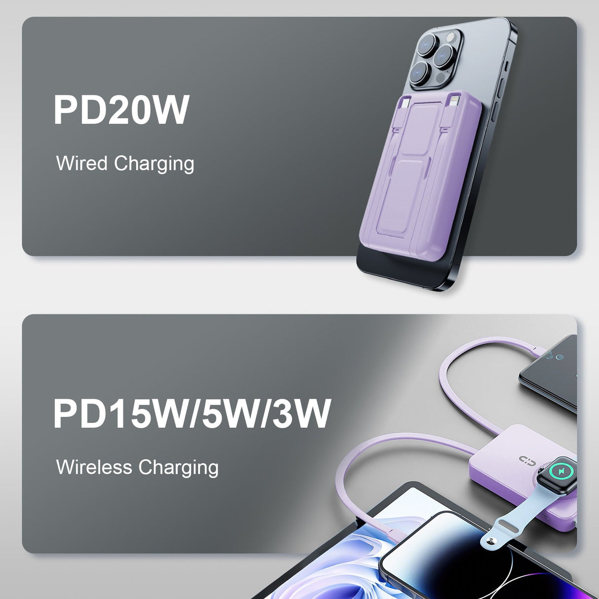 MagSafe Power Bank with Stand by DirectDeals