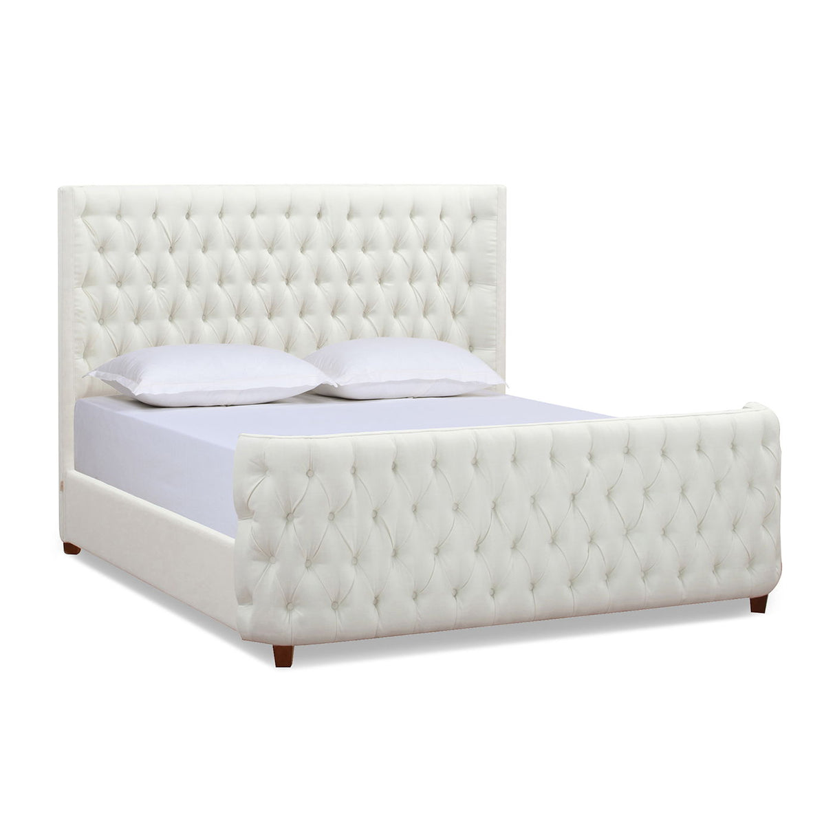 Brooklyn - Tufted Panel Bed Headboard And Footboard Set by Couch.com