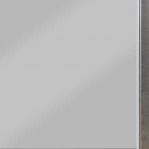 38" Gray Square Wood Framed Accent Mirror