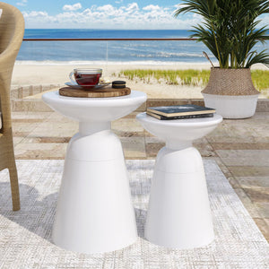 Serenita - Outdoor Side Tables With Flared Design (Set of 2) by Couch.com