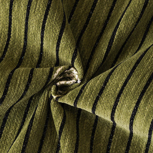 Chenille Camellia Floral Sofa Throw Cover Couch Blanket with Striped Jacquard