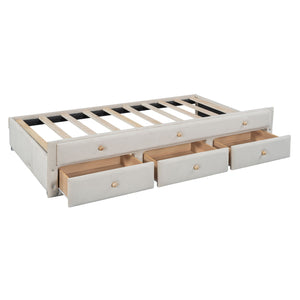 Upholstered Daybed With Trundle And Drawers by Couch.com