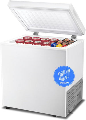 3.5 Cubic Feet Chest Freezer with 2 Removable Baskets D5897H