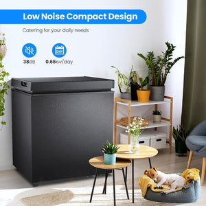 3.5 Cubic Feet Chest Freezer with 2 Removable Baskets D5897H