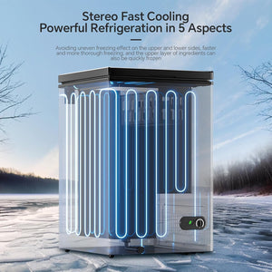 3.5 Cubic Feet Chest Freezer with 2 Removable Baskets D5897H