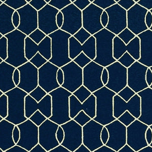 7' X 10' Blue Moroccan Indoor Outdoor Area Rug