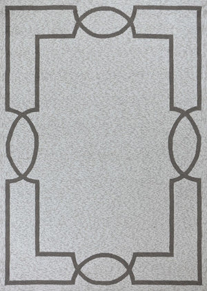 8' X 11' Ivory Indoor Outdoor Area Rug