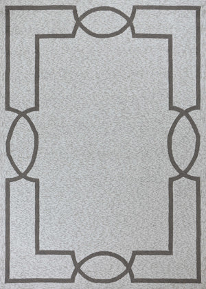 8' X 11' Ivory Indoor Outdoor Area Rug