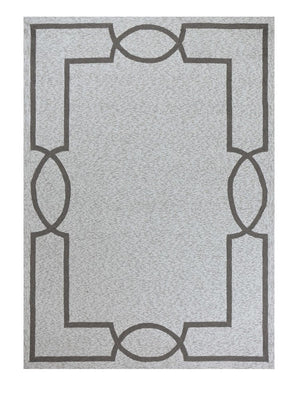3' X 5' Ivory Indoor Outdoor Area Rug
