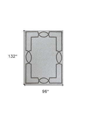 3' X 5' Ivory Indoor Outdoor Area Rug