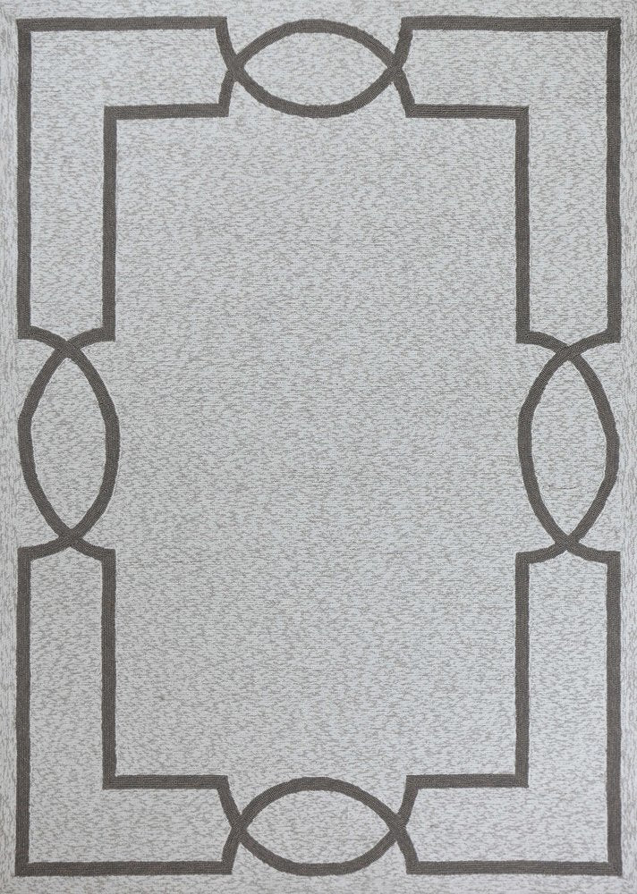 3' X 5' Ivory Indoor Outdoor Area Rug