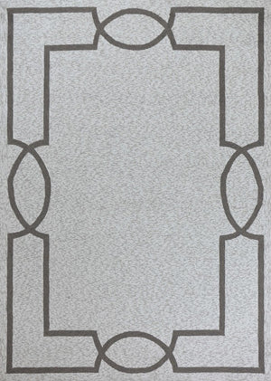 3' X 5' Ivory Indoor Outdoor Area Rug