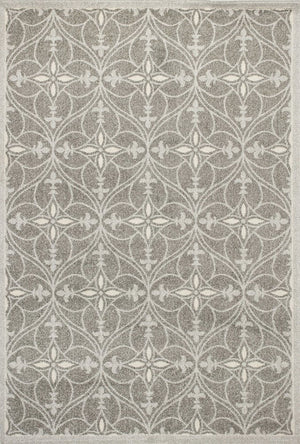 2' X 4' Gray Moroccan Indoor Outdoor Area Rug