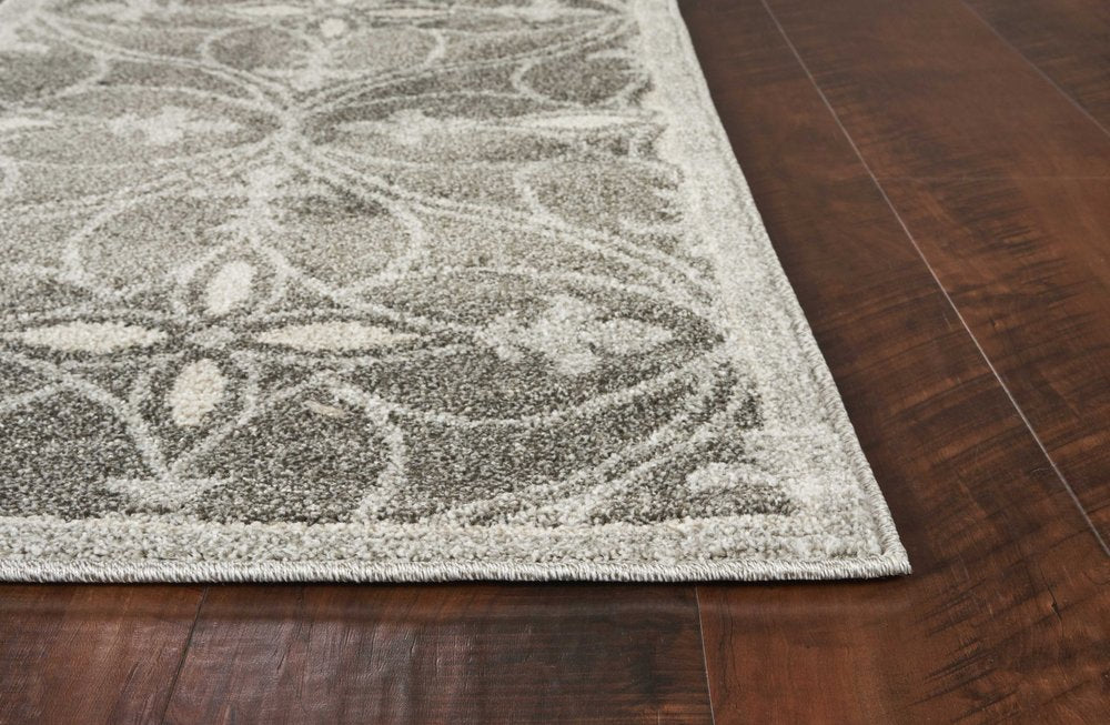 2' X 4' Gray Moroccan Indoor Outdoor Area Rug