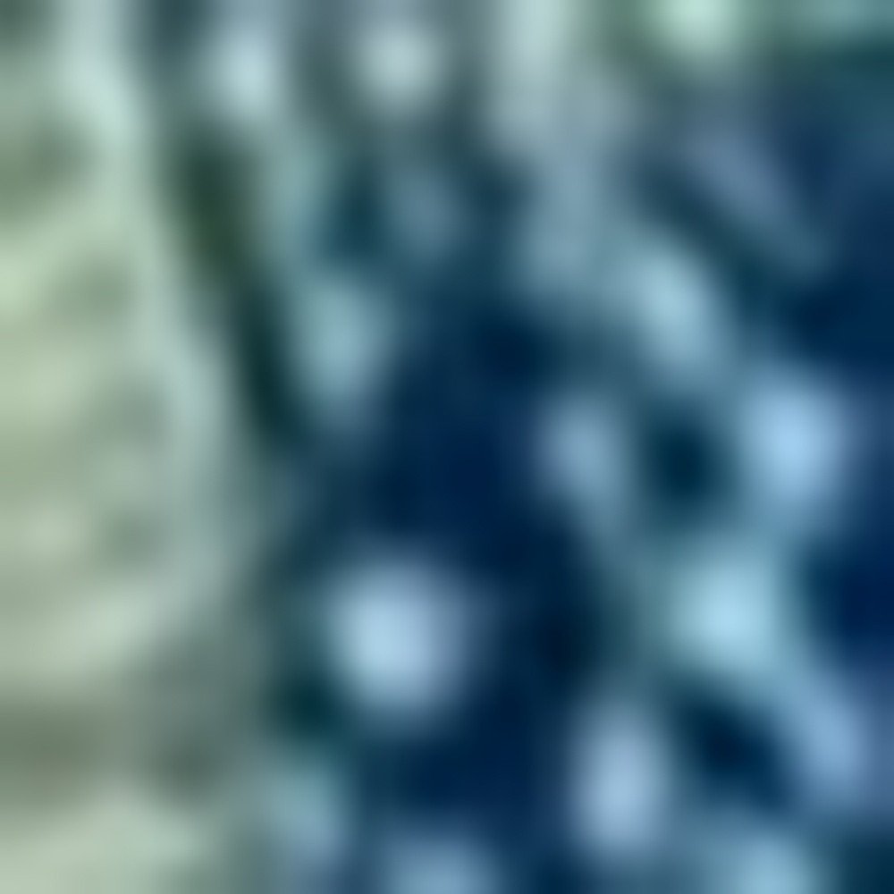 5' X 8' Blue And Green Abstract Indoor Outdoor Area Rug