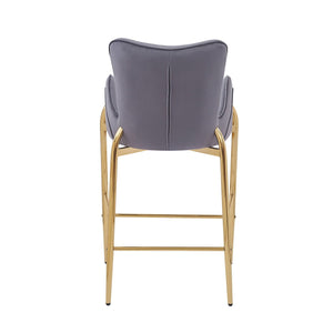 Fabric Counter Height Bar Stools (Set of 2)