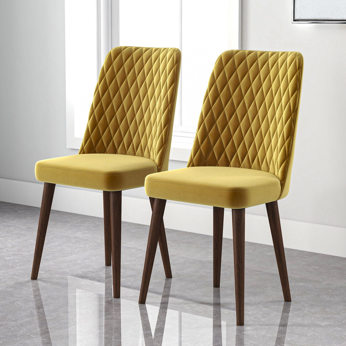 Katie - Mid-Century Modern Dining Chair (Set of 2) by Couch.com