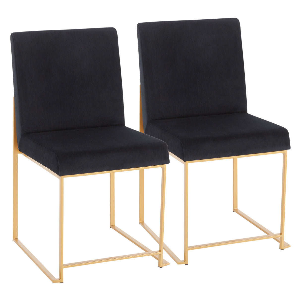 Fuji - Contemporary Stylish Frame, High Back Dining Chair (Set of 2) by Couch.com