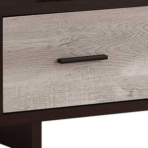 47" Wood Brown Cabinet Enclosed Storage TV Stand