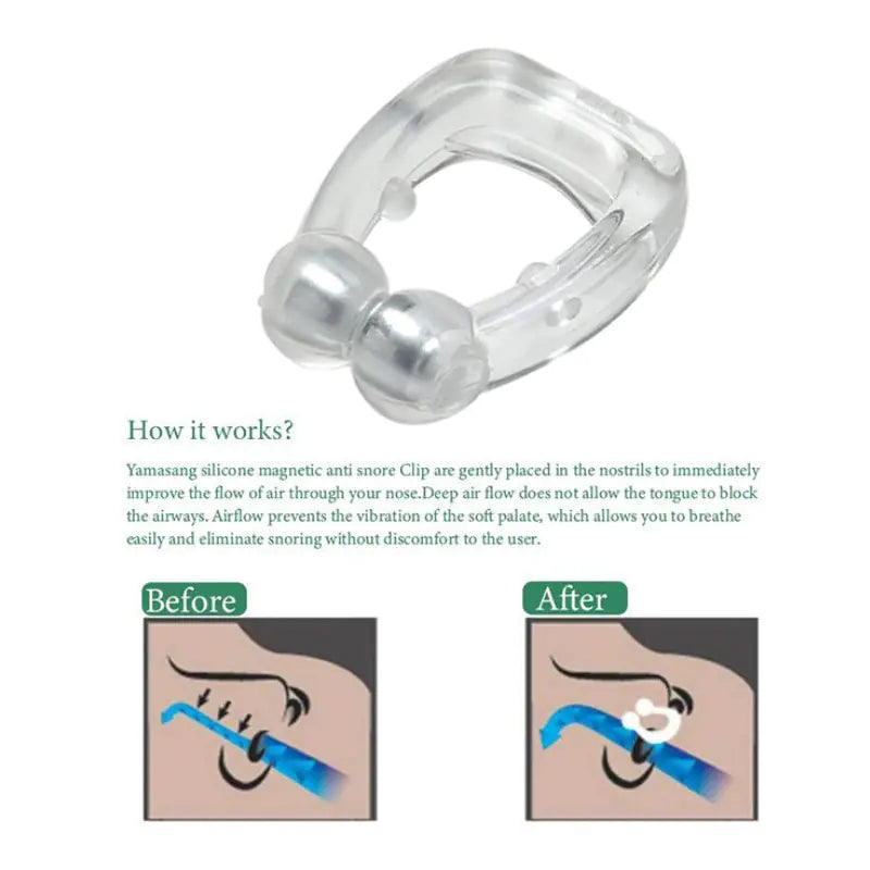 Silicone Magnetic Anti Snoring