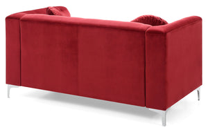 Stylish Sloped Arm Loveseat by Couch.com