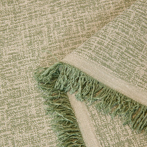 Natural Textured Linen Couch Cover, Breathable & Hypoallergenic Furniture Protector