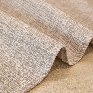 Natural Textured Linen Couch Cover, Breathable & Hypoallergenic Furniture Protector