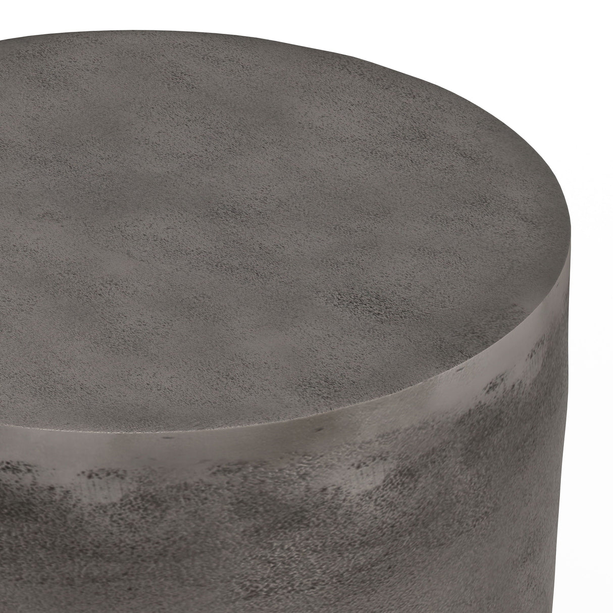 Morris - Metal Accent Table - Antique Silver by Couch.com