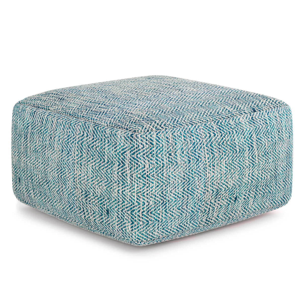 Nate - Handcrafted Square Pouf by Couch.com
