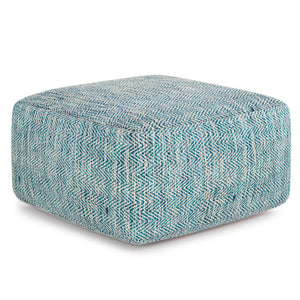 Nate - Handcrafted Square Pouf by Couch.com