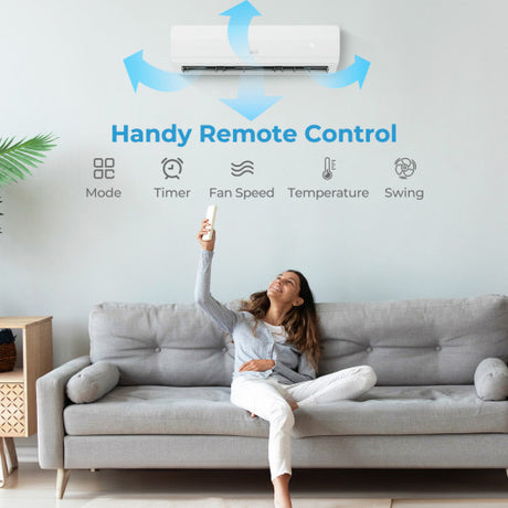 36000 BTU 4 Zone 19 SEER2 Mini Split AC with Heat Pump-9K + 9K + 12K + 12K