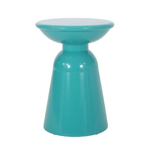 Outdoor Modern Metal End Large Table
