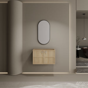 Modern Wall Mounted Bathroom Vanity With Soft Closing Doors by Couch.com