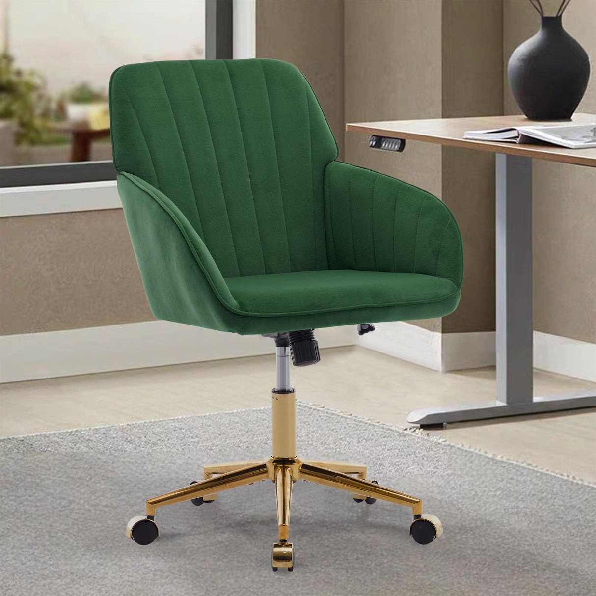 Adjustable Ergonomic Swivel Office Chair by Couch