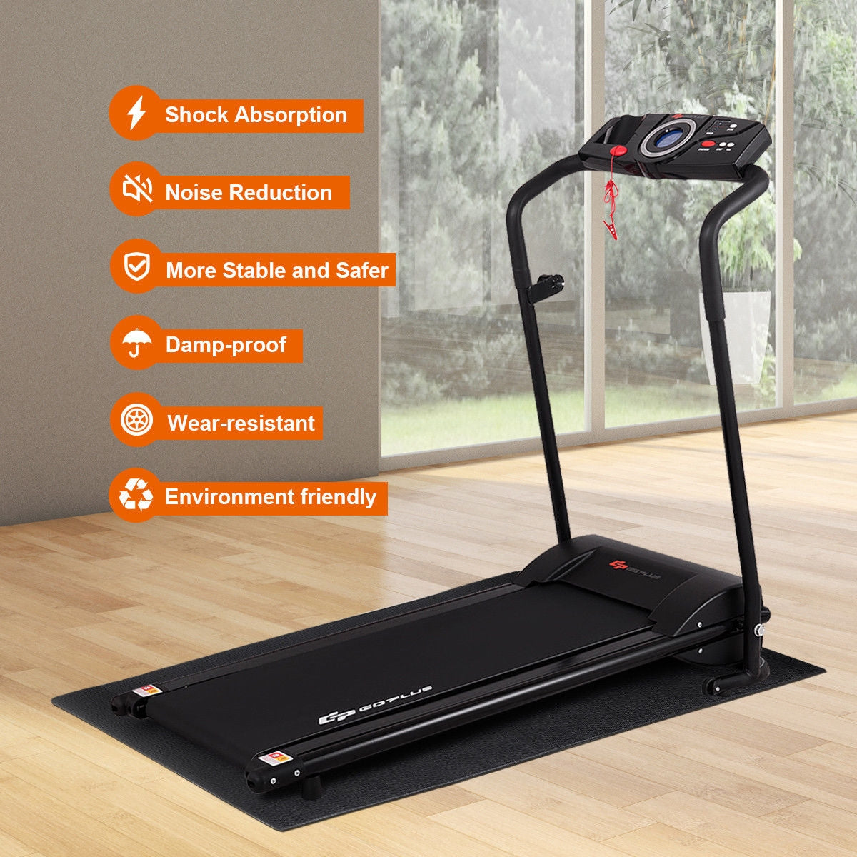 47/59/78 Inch Long Thicken Equipment Mat for Home and Gym Use-78 x 36 x 0.25 inches