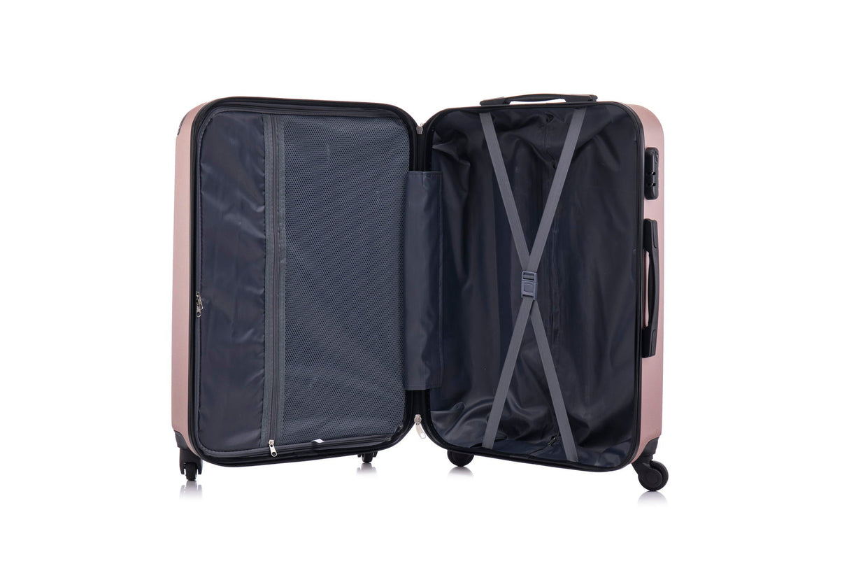 3 Piece Hard Luggage Set With Universal Wheels And Luggage Password Lock, 20 / 24 / 28" by Couch.com