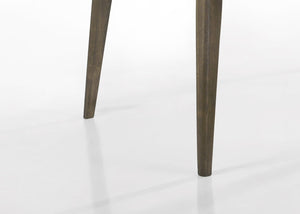 Bistro - Dining Table With Off White Fabric Dining Chairs by Couch.com