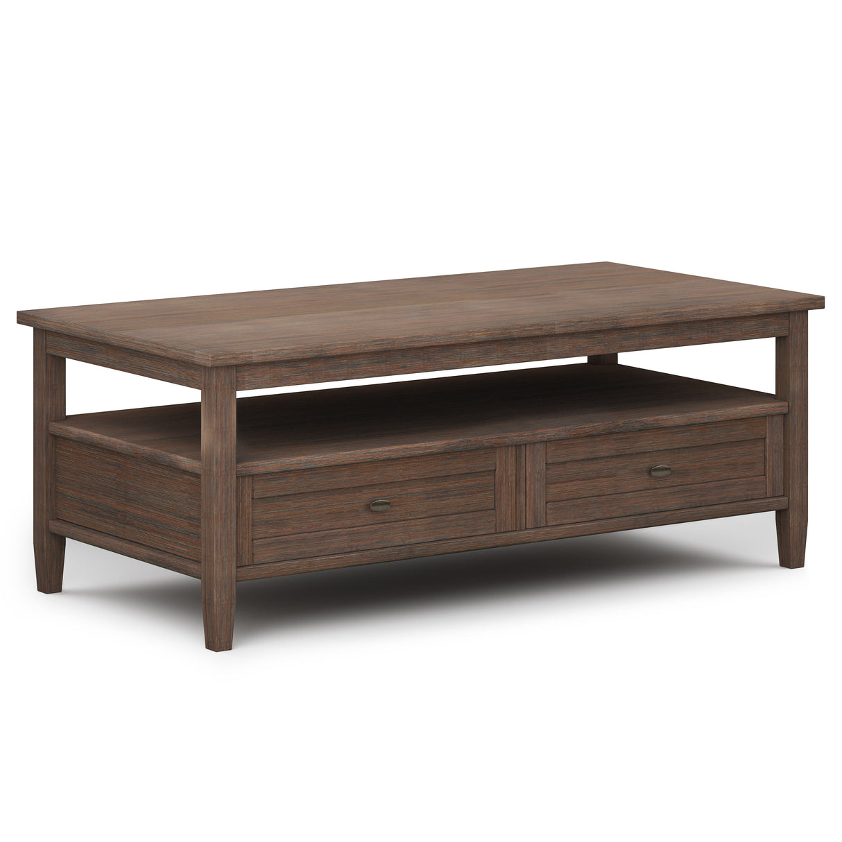 Warm Shaker - Coffee Table - Farmhouse Brown by Couch.com