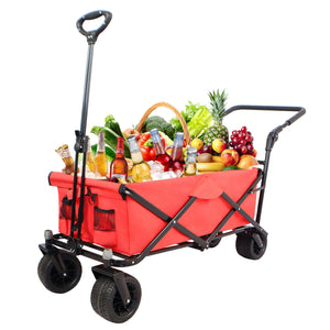 Utility Park Garden Cart Tool Customized Color Folding Camping Trolley Outdoor Picnic Beach Wagon by Couch.com