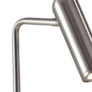 17" Brass Metal LED Desk Lamp With USB And Wireless Charging