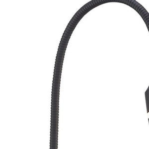 18" Black Metal Adjustable LED Desk Lamp