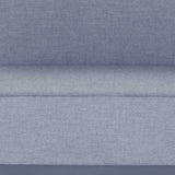 35" Gray and TPU Coating Metal Outdoor Modular with Gray Cushion