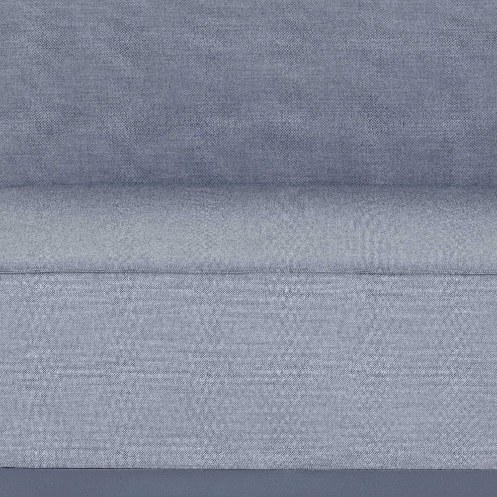 35" Gray and TPU Coating Metal Outdoor Modular with Gray Cushion